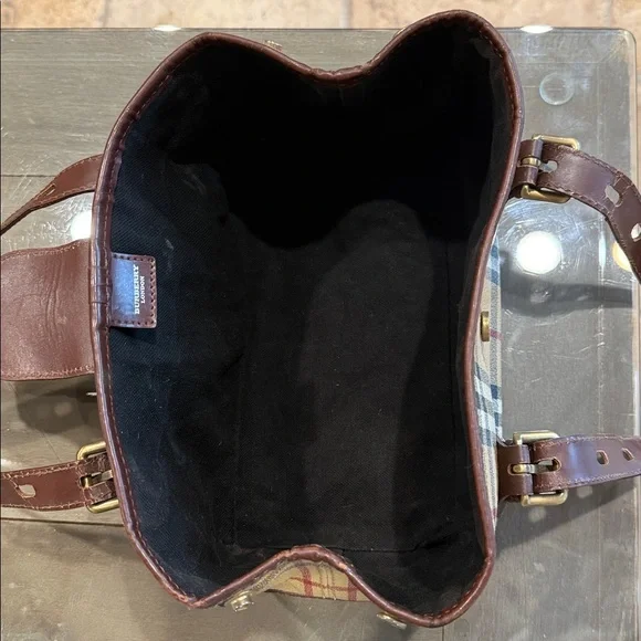 Burberry Brown and Tan Shoulder Bag - Picture 5 of 6